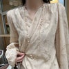 Wholesale Natural Baroque Pearl Long Sweater Chain With Geometric Pattern For Women Retro Beaded Clavicle Chain Jewelry