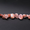 Wholesale Natural Crystal Agate Fluorite Raw Stone Ore Perforated Diy Beads
