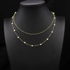 Wholesale Natural Freshwater Baroque Pearl Multi Layer Retro Long Clavicle And Sweater Chain Necklace For Women With 925 Silver Pendant And Geometric Pattern Electroplated