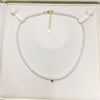 Wholesale Natural Freshwater Pearl Clavicle Necklace Round Shape Copper Alloy And Pearl Material Highend Style