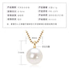 Wholesale Natural Freshwater Pearl Clavicle Necklace With Invisible Pendant Silver 925 Silver Electroplated Geometric Style