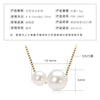 Wholesale Natural Freshwater Pearl Clavicle Necklace With Invisible Pendant Silver 925 Silver Electroplated Geometric Style