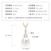 Wholesale Natural Freshwater Pearl Clavicle Necklace With Invisible Pendant Silver 925 Silver Electroplated Geometric Style