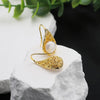 Wholesale Natural Freshwater Pearl Ear Hooks With Retro Bird's Nest Niche Design S925 Silver Needle Earrings 18K Real Gold Plated