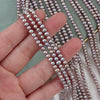 Wholesale Natural Freshwater Pearl Eggshaped String Jewelry Purple
