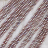 Wholesale Natural Freshwater Pearl Eggshaped String Jewelry Purple