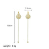 Wholesale Natural Freshwater Pearl Geometric Earrings With S925 Silver Needle And Electroplating Process For Women