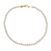Wholesale Natural Freshwater Pearl Necklace Copper Accessories Near Circle Shape Bow Buckle