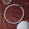 Wholesale Natural Freshwater Pearl Necklace Potatoshaped 925 Sterling Silver Buckle French Retro Vintage Style