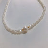 Wholesale Natural Freshwater Pearl Necklace With Geometric Style And Electroplating Treatment For Women