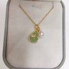 Wholesale Natural Freshwater Pearl Pendant Necklace With Copper Accessories And Gourd Shape