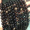 Wholesale Natural Gold Obsidian Beads Polished Jewelry Accessories For Diy Bracelets
