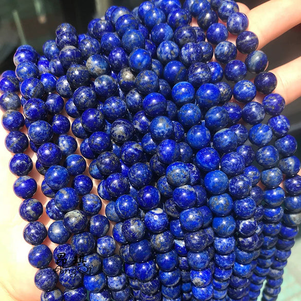Wholesale Natural Lapis Lazuli Loose Beads Handmade Jewelry Accessories Grinding And Polishing