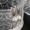 Wholesale Natural Pearl Drop Shape Handmade Women's Earrings S925