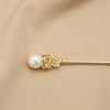 Wholesale Natural Pearl Geometric Retro Style Hairpin For Updo As Classical Headdress And Hair Accessories