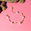 Wholesale Natural Pearl Gold Beads Handmade Ochain Necklace For Women