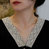 Wholesale Natural Pearl Gold Beads Handmade Ochain Necklace For Women