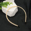 Wholesale Natural Pearl Headband Handmade Retro Geometric Light Luxury Summer Women's Hair Accessories