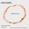 Wholesale Natural Stone Geometric Goldplated Stainless Steel Necklace And Bracelet Jewelry For Women