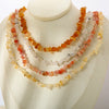 Wholesale Natural Stone Geometric Goldplated Stainless Steel Necklace And Bracelet Jewelry For Women