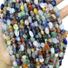 Wholesale Natural Stone Loose Beads For Diy Jewelry Accessories Cutting Process Highend Sense Follow The Shape Style