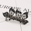 Wholesale Natural Style Alloy Nickelfree Plated Diamond Inlaid Crystal Bow Hairpin For Women