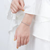 Wholesale Natural Style Geometric S925 Sterling Silver Woven Twist Bracelet With Electroplating