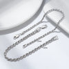 Wholesale Natural Style Geometric S925 Sterling Silver Woven Twist Bracelet With Electroplating