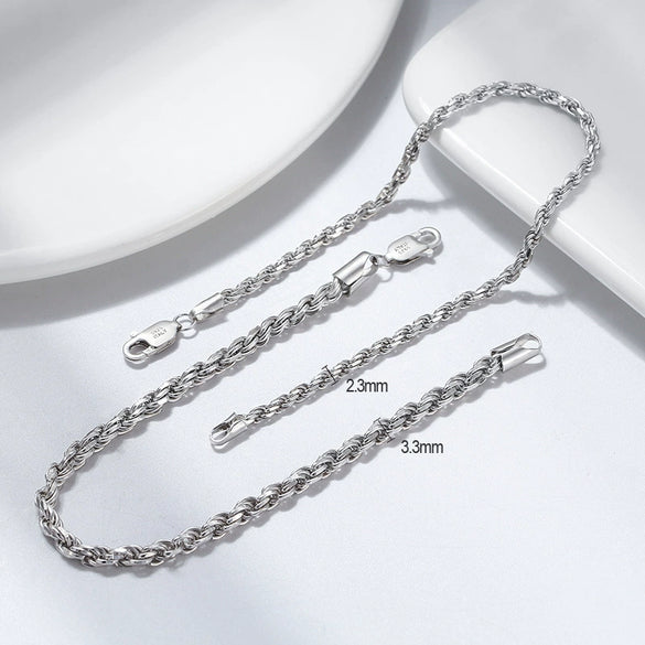 Wholesale Natural Style Geometric S925 Sterling Silver Woven Twist Bracelet With Electroplating