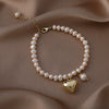Wholesale Natural Style Heart Shape Freshwater Pearl Bracelet For Women