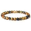 Wholesale Natural Tiger Eye Stone Geometric Handmade Bracelet