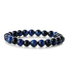 Wholesale Natural Tiger Eye Stone Geometric Handmade Bracelet