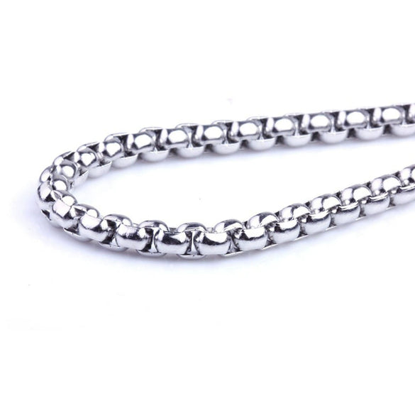 Wholesale Nautical Cross Pendant Necklace Retro Style Titanium Steel Square Pearl