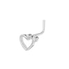 Wholesale Navel Ring Jewelry Copper Inlaid Zircon Geometric Butterfly Heart Crown Moon Water Drop Bee Style For Women