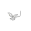 Wholesale Navel Ring Jewelry Copper Inlaid Zircon Geometric Butterfly Heart Crown Moon Water Drop Bee Style For Women