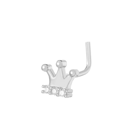 Wholesale Navel Ring Jewelry Copper Inlaid Zircon Geometric Butterfly Heart Crown Moon Water Drop Bee Style For Women