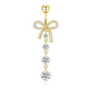 Wholesale Navel Ring Stainless Steel Geometric Electroplated Simple Style Body Puncture