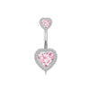 Wholesale Navel Ring Stainless Steel Geometric Electroplated Simple Style Body Puncture