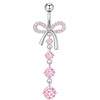 Wholesale Navel Ring Stainless Steel Geometric Electroplated Simple Style Body Puncture