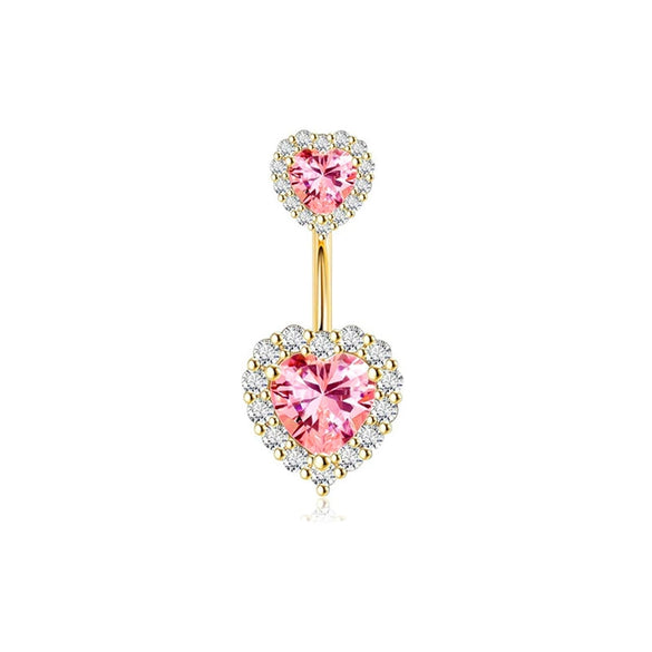 Wholesale Navel Ring Stainless Steel Geometric Electroplated Simple Style Body Puncture