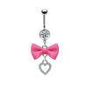 Wholesale Navel Ring Zinc Alloy Heart Shaped Styling Unisex