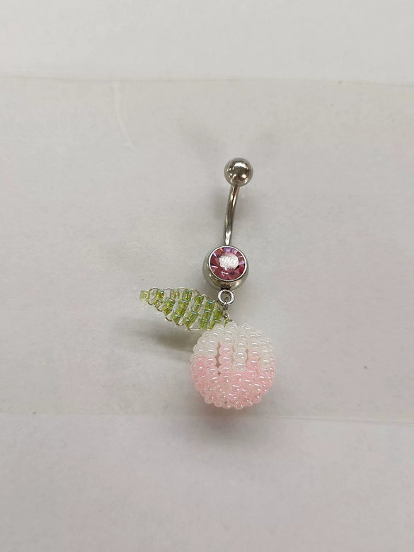 Wholesale Navel Ring Zinc Alloy Heart Shaped Styling Unisex