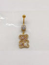Wholesale Navel Ring Zinc Alloy Heart Shaped Styling Unisex