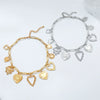 Wholesale Necklace Alloy Alloy Heart Shape Electroplating Minimalist Style