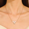 Wholesale Necklace Alloy Mermaid Shell Pearl Geometric Pendant Electroplating For Women