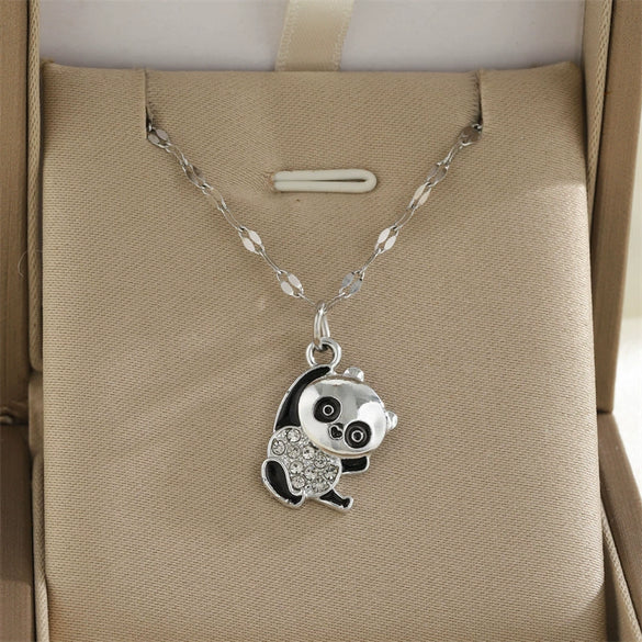 Wholesale Necklace Alloy Mixed Gemstone Inlay Geometric Heart Shape Electroplating For Women