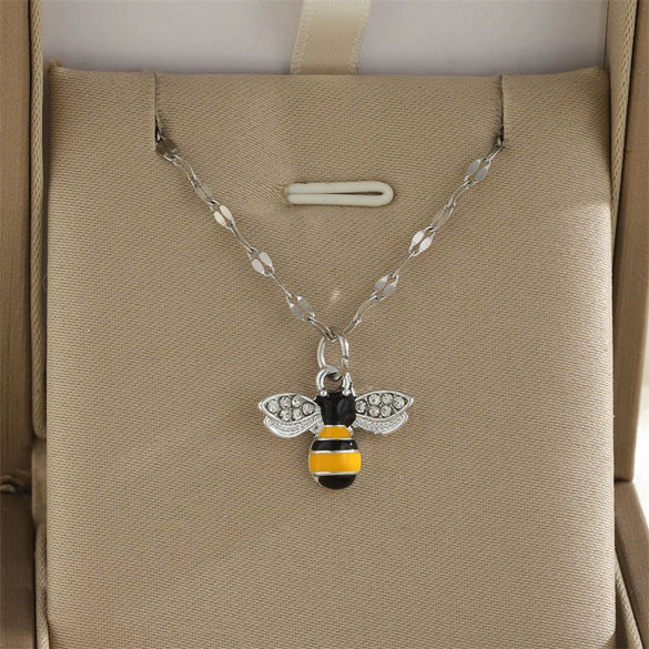 Wholesale Necklace Alloy Mixed Gemstone Inlay Geometric Heart Shape Electroplating For Women