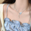 Wholesale Necklace Alloy Titanium Steel Insects Style Electroplated Women's Clavicle Chain