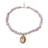 Wholesale Necklace Artificial Crystal Freshwater Pearls Twist Chain Electroplating Niche Style Women's
