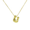 Wholesale Necklace Brass Copper Balloon Shape With Letters Numbers Text Electroplated